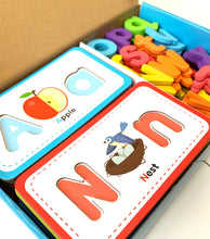 Load image into Gallery viewer, Curious Columbus - Flashcards &amp; ABC Magnetic Letters
