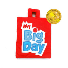 Load image into Gallery viewer, FABRIC ACTIVITY BOOK - MY BIG DAY - RED
