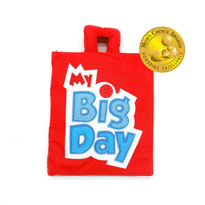 FABRIC ACTIVITY BOOK - MY BIG DAY - RED