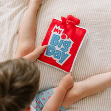Load image into Gallery viewer, FABRIC ACTIVITY BOOK - MY BIG DAY - RED
