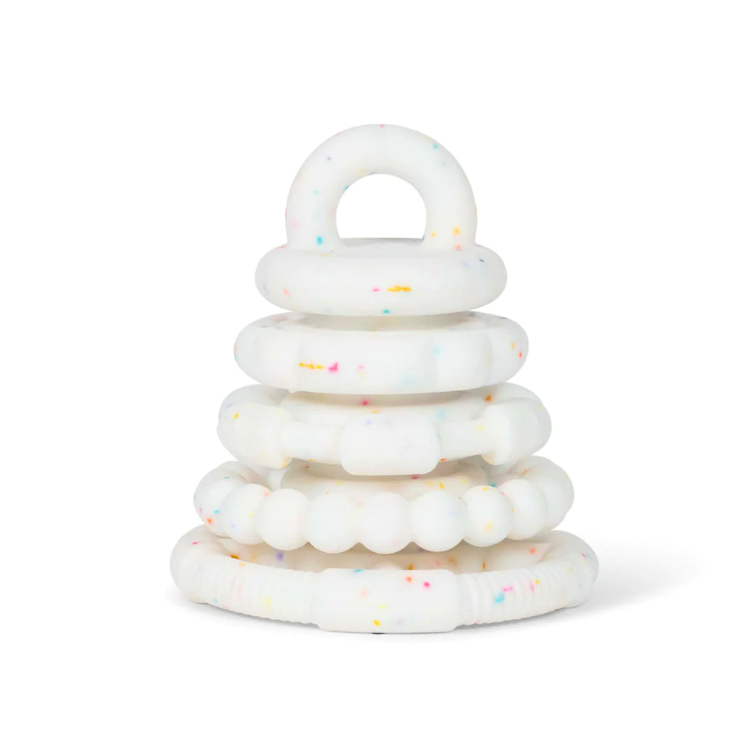 RAINBOW STACKER AND TEETHER TOY - Sprinkle