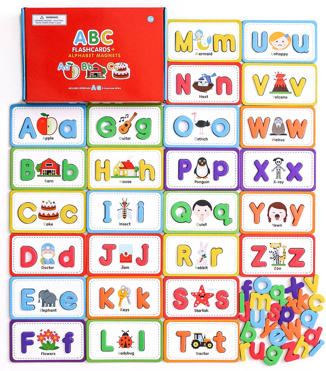 Curious Columbus - Flashcards & ABC Magnetic Letters
