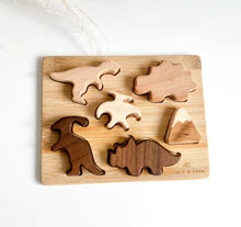 Load image into Gallery viewer, Wooden Dinosaur Puzzle
