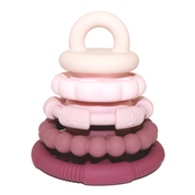 Load image into Gallery viewer, Rainbow Stacker and Teether Toy - Dusty
