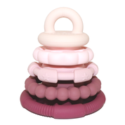 Rainbow Stacker and Teether Toy - Dusty