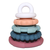 Rainbow Stacker and Teether Toy - Earth