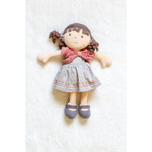 Load image into Gallery viewer, Organic Rose Doll with Brown Hair
