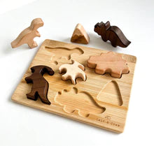 Load image into Gallery viewer, Wooden Dinosaur Puzzle
