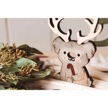 Load image into Gallery viewer, StoryScene -Christmas Koala with Antlers
