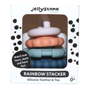 Load image into Gallery viewer, Rainbow Stacker and Teether Toy - Earth
