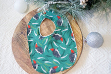 Load image into Gallery viewer, Christmas Bib - Green Echidna
